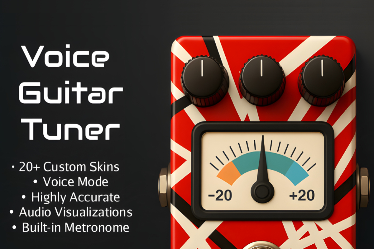 Voice Guitar Tuner — Codervibe project